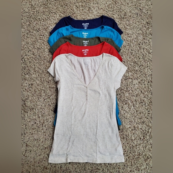 OLD NAVY Perfect Henley T-Shirts Bundle Size S - Picture 3 of 4